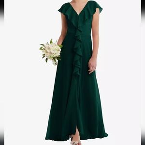 MSRP $227 NWT Lux Chiffon Junior Dress Size 6JB (extra length)